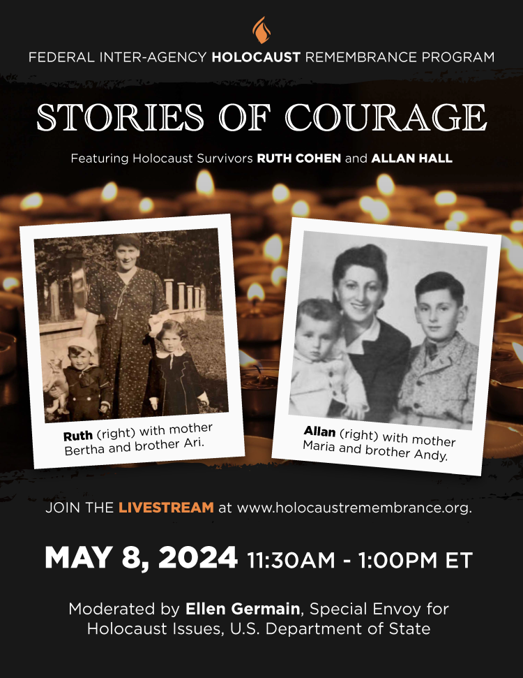 Holocaust Remembrance Program poster - 2024